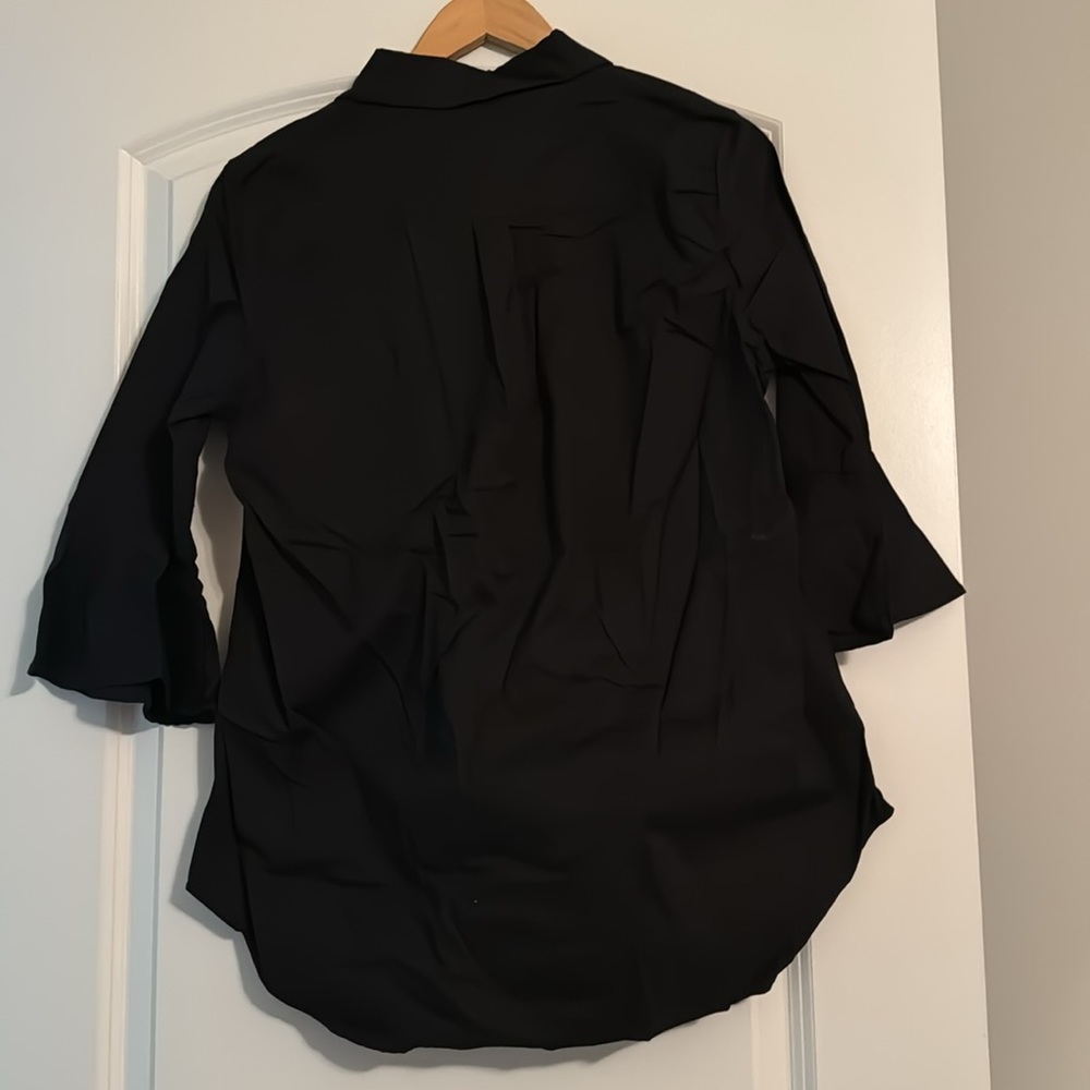 Black Button Up - Picture 3 of 3